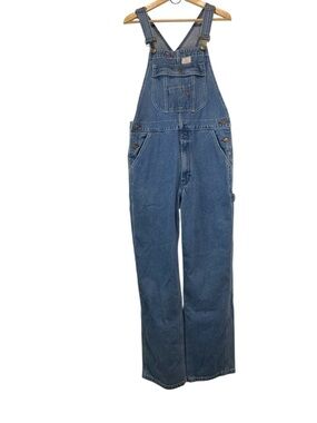 100% cotton Hisea carpenter Classic Blue Denim  Overalls